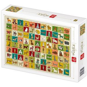 Puzzle 1000 piese - David Katai Eszter: Pattern Dogs | Deico Games imagine