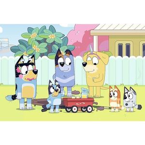 Puzzle - Minuta lume a lui Bluey | Trefl imagine