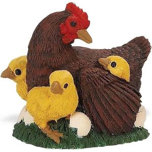 Figurina - Gaina cu pui in cuib | Safari imagine