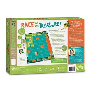 Joc educativ - Race to the Treasure - Cursa spre comoara | Peaceable Kingdom imagine