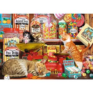 Puzzle 1000 piese - Pisici si dulciuri | Trefl imagine