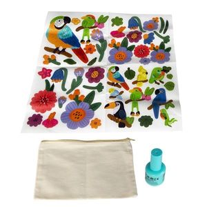 Set creativ - Decupeaza si lipeste - Portofel cu papagali | Strigo imagine