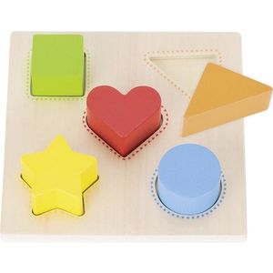 Puzzle - Tablita forme si culori | Goki imagine