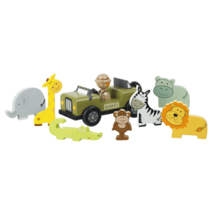 Set jucarii de lemn - Safari | Djeco imagine