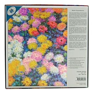 Puzzle 1000 piese - Monet’s Chrysanthemums | Paperblanks imagine