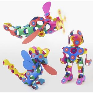 Set magnetic de construit - Super Curcubeu | Clixo imagine