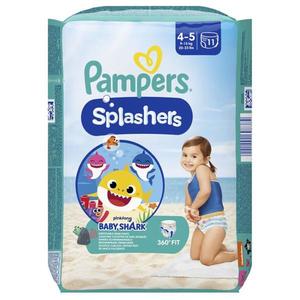 Scutece Chilotel pentru Inot - Pampers Splashers Pinkfong Baby Shark, marimea 4-5 (9-15 kg), 11 buc imagine