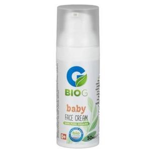 Crema organica pentru fata bebelușului Bio G Baby 50 ml cu Ulei de susan, Unt de Cacao, Ulei de Germeni de grâu imagine