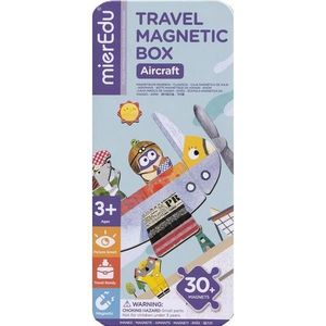 Puzzle magnetic in cutie metalica: Avioane imagine