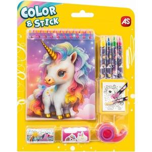 Set de desen Pocket: Color and Stick. Unicorni imagine