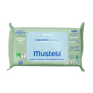 Servetele curatatoare fata si corp Mustela, 60 buc imagine