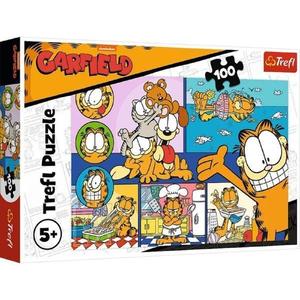 Puzzle 100: Lenesul Garfield imagine