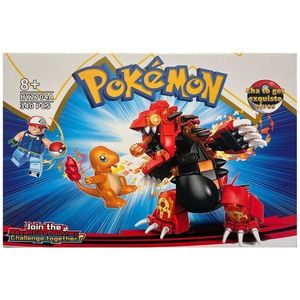 Set de constructie Pokemon - Ash si Charmander vs. Primal Groudon, 340 piese imagine