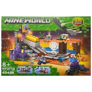 Set de constructie Minecraft World, 3 moduri de constructie, 454 piese imagine