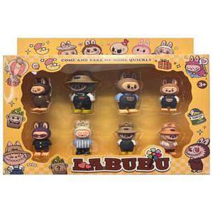 Set 8 figurine Labubu, 5-7 cm, Multicolor imagine