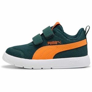 Pantofi sport copii Puma Courtflex V3 Mesh Inf Clyde Royal-puma W 39808609, 26, Verde imagine