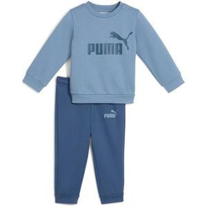 Trening copii Puma Minicats Ess Crew Set Fl Inf 68628034, 74, Albastru imagine