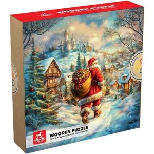 Puzzle 50 din lemn: Satul lui Mos Craciun imagine