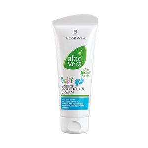 Cremă delicată pentru protecţie copii - Baby Sensitive Protection Cream Aloe Vera 100 ml - LR imagine