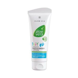 Crema delicata pentru fata si corp - Baby Sensitive Face & Body Lotion Aloe Vera 100 ml - LR imagine
