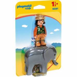 1.2.3 Ingrijitor Zoo Cu Elefant imagine