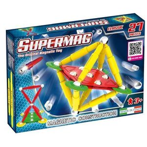 SUPERMAG CLASSIC PRIMARY - SET CONSTRUCTIE 27 PIESE imagine