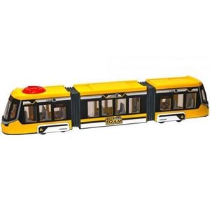 Tramvai Dickie Toys Siemens City Tram 41, 5 cm galben imagine