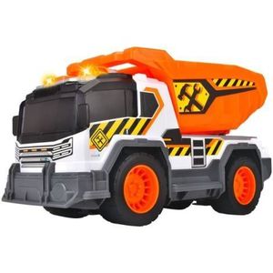 Camion de constructie Dickie Toys Dump Truck 30 cm cu lumini si sunete imagine
