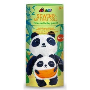 Set de cusut Prima Mea Papusa, Mama si puiul Panda imagine
