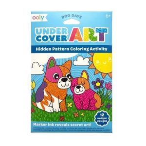Set de colorat cu modele secrete Undercover Art - Catei imagine