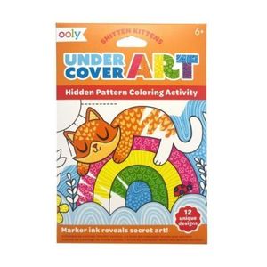 Set de colorat cu modele secrete Undercover Art - Pisicute imagine