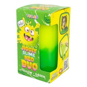 Set DIY experimente JIGGLY SLIME NEO DUO, GALBEN-VERDE imagine