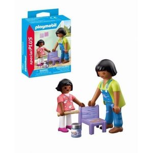 Playmobil - Figurina mesterita cu fetita imagine