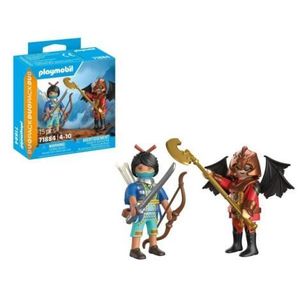 Playmobil - Set 2 figurine cavaler Novelmore si bandit Burnham imagine