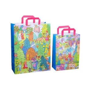 Punga de cadou copii din hartie cu basme (Large, 90g) imagine