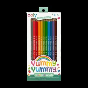 Creioane colorate parfumate - Yummy Yummy, set de 12 imagine