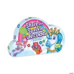 Joc de cooperare cu unicorni si pietre pretioase, Unicorni sclipiciosi imagine