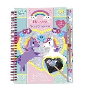 Set creativ de razuit si colorat cu unicorni imagine