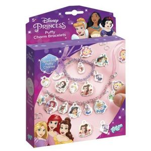 Set creativ DIY Bratari cu pandantive moi 2D cu slipici, Disney Princess imagine