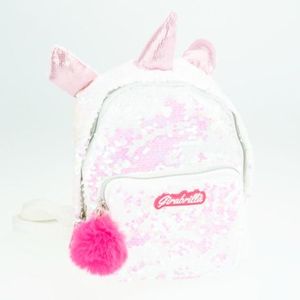 Rucsac fetita Girabrilla , model Unicorn cu paiete reversibile, bretele reglabile si buzunar frontal imagine