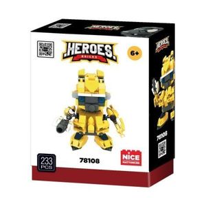 Set constructie Robot Galben , erou transformabil, 221 piese imagine