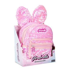 Ghiozdan Girabrilla Bunny , model Iepuras cu paiete reversibile imagine