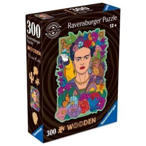 Ravensburger - Puzzle din lemn Frida Kahlo 300 piese imagine