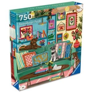 Ravensburger - Puzzle artistic coltul fericirii cu blanosi 750 piese imagine