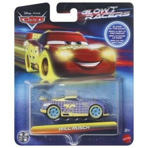 Cars Glow Racers Masinuta Metalica Will Rusch 1: 55 imagine