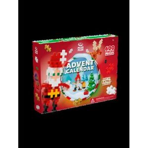 Set constructie Plus-Plus, Calendar Advent - Lumea lui Mos Craciun imagine