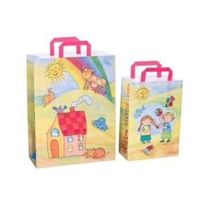 Sacosa cadou din hartie - Kinder (L -32 x 14 x 42cm, 90g) imagine