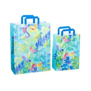Sacosa cadou din hartie - Pasari (L - 32 x 14 x 42cm, 90g) imagine