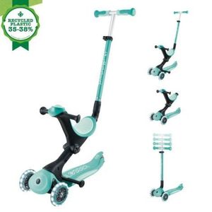 Trotineta globber go-up 4 in 1 deluxe lights, ecologic, verde imagine