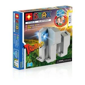 Jucarie - Seturi de constructie cu lumini si sunete Stax - Elefant imagine